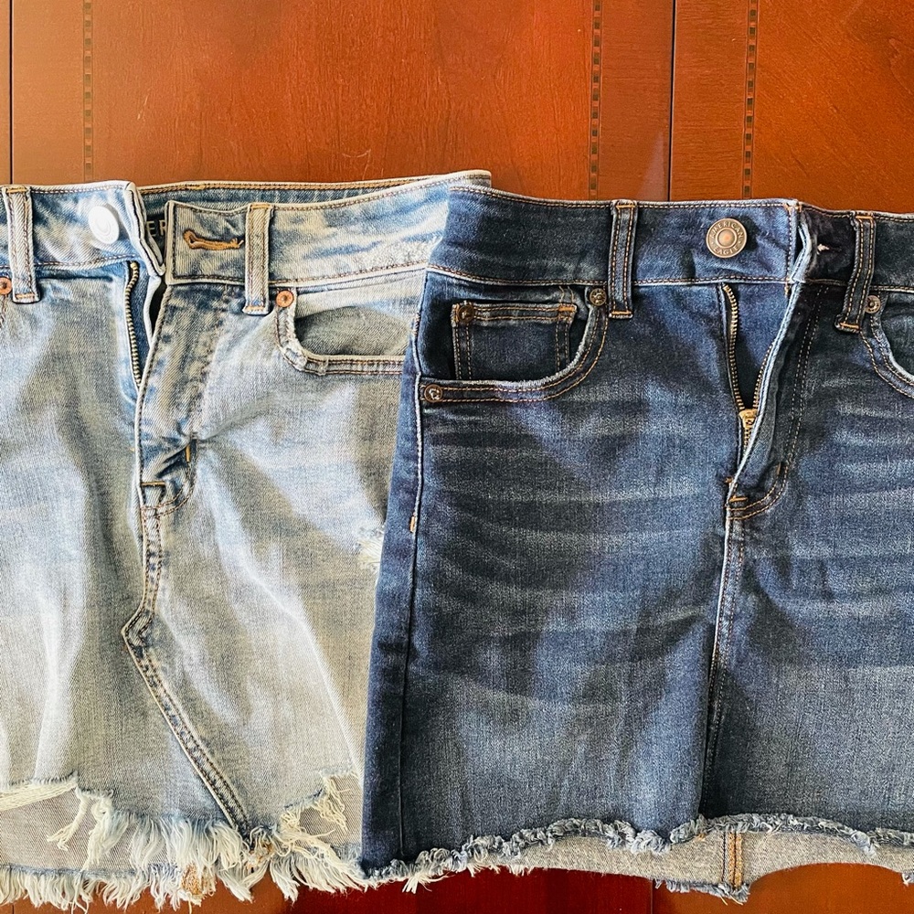 American Eagle size 2 Jean skirts bundle